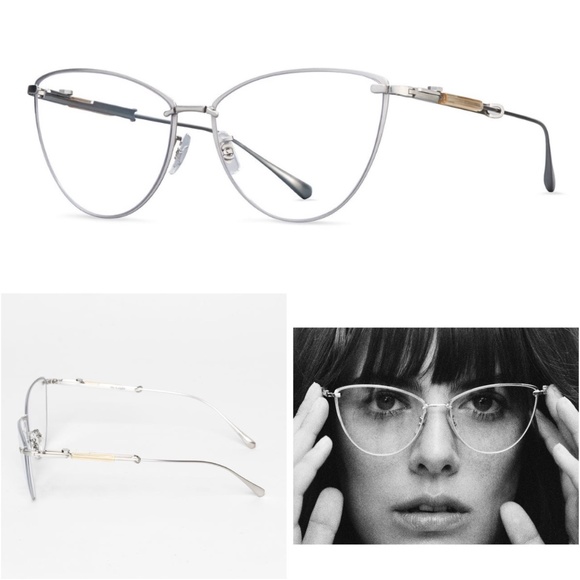 MR. LEIGHT Beverly CL 55 Platinum Summit Glasses by Garrett Leight NWT